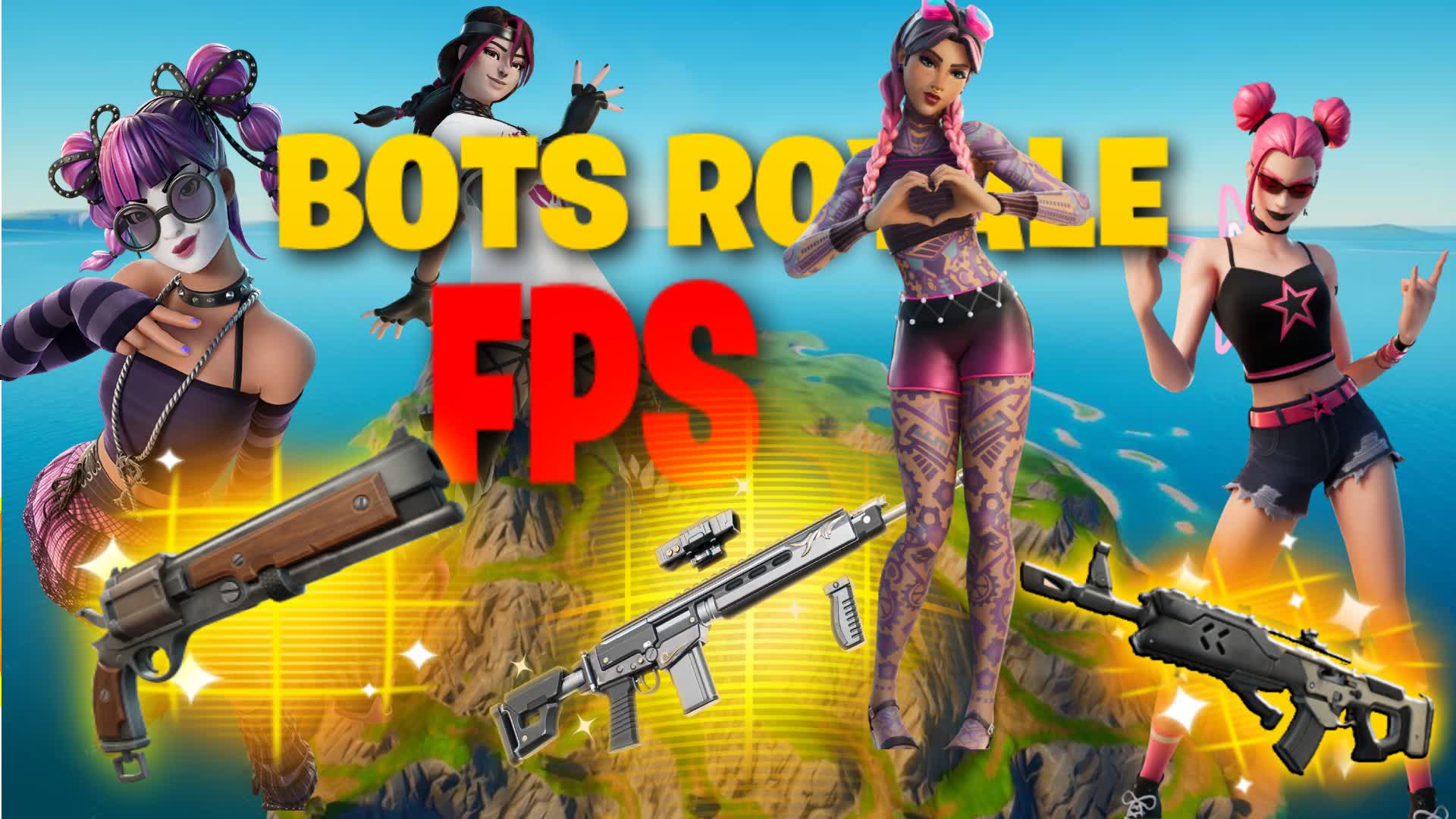 FPS Bots Royale Mountain Ridge