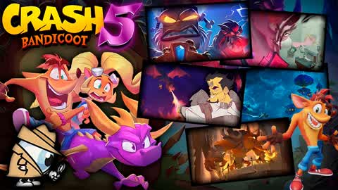 CRASH BANDICOOT 5 and SPYRO DRAGON