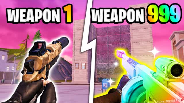 ROSE SKY TILTED🔫GUN GAME🎯ONE SHOT