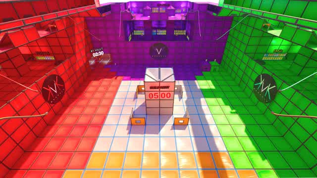 RED VS ORANGE VS GREEN VS PURPLE 🌈