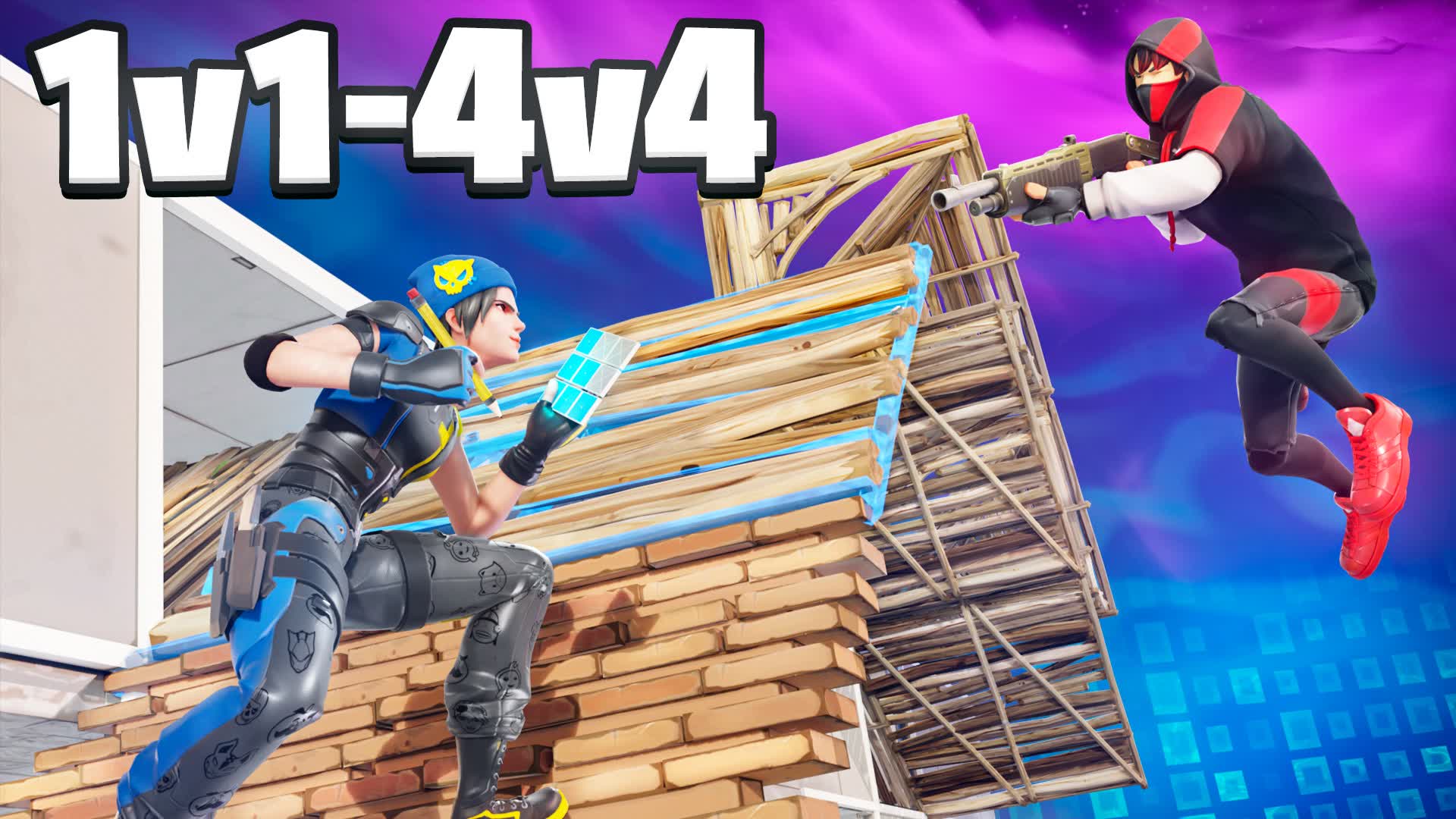 ZONE WARS (1V1 TO 4V4)!