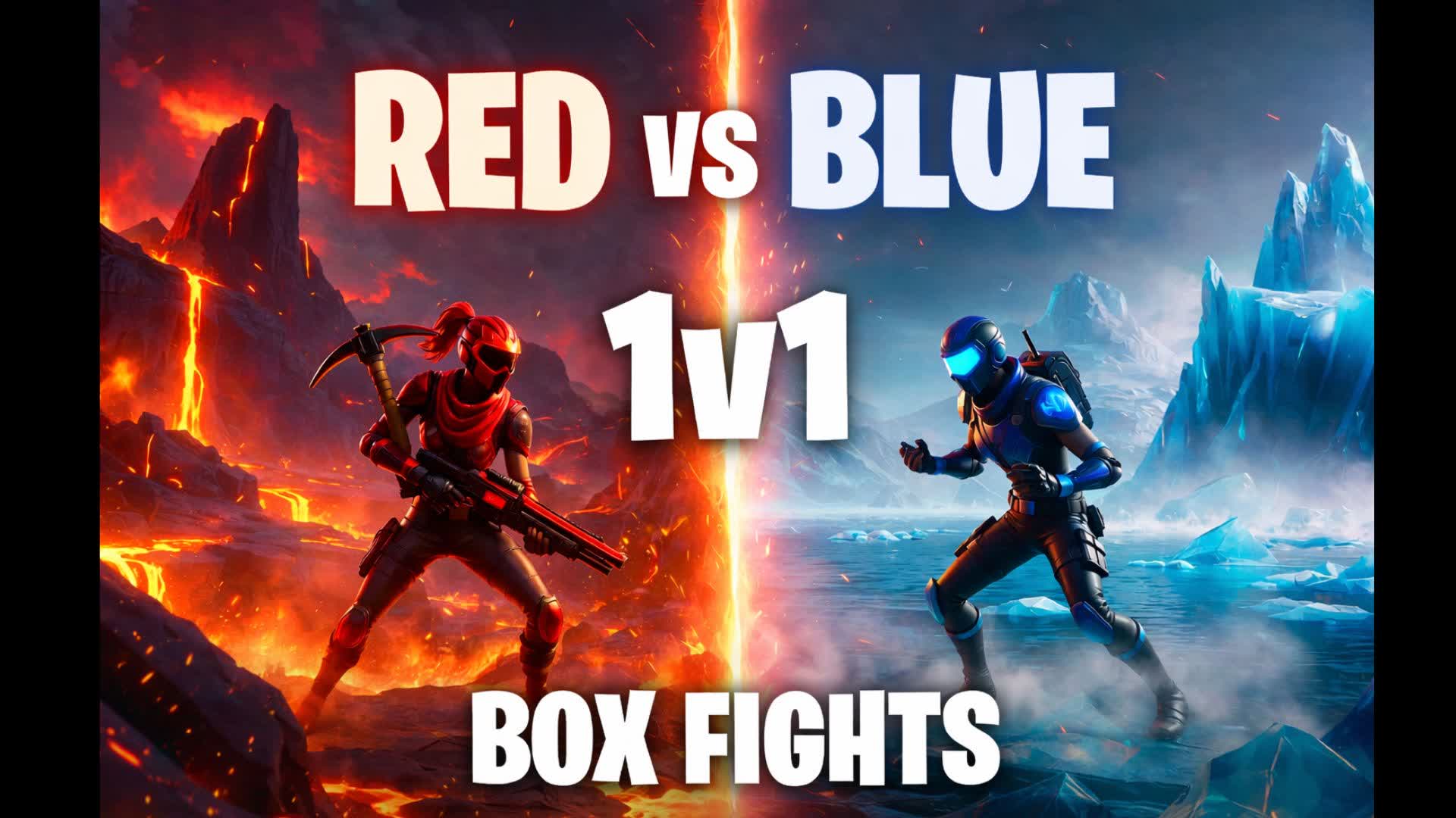 Red V Blue Box fight 1v1
