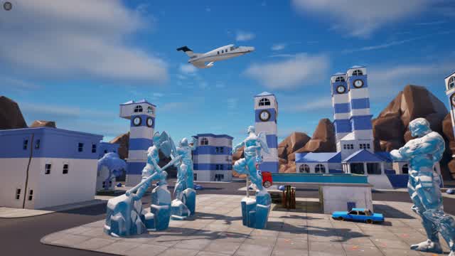 Blue Tilted Towers Zone Wars 🔵