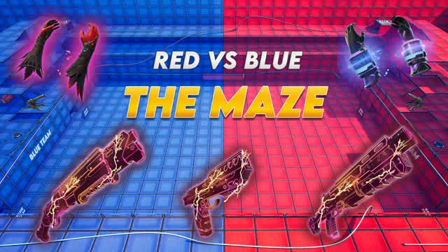 Red vs Blue 🔴🔵 THE MAZE