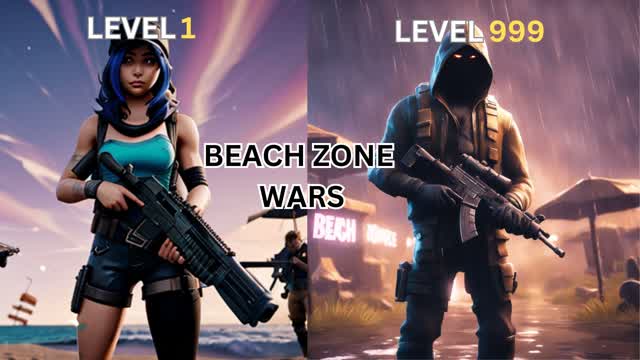 Solo Beach Zone Wars🔥🔫