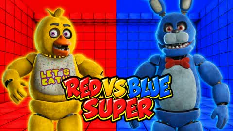 SUPER RVB RED VS BLUE TMNT FNAF 🔴🔵