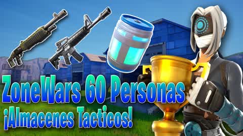 ZoneWars 60 Players Almacenes Tacticos