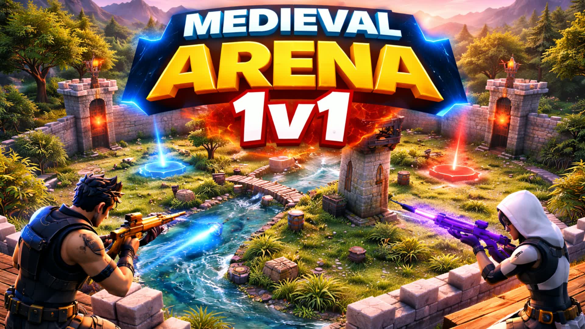 1対1 中世アリーナ