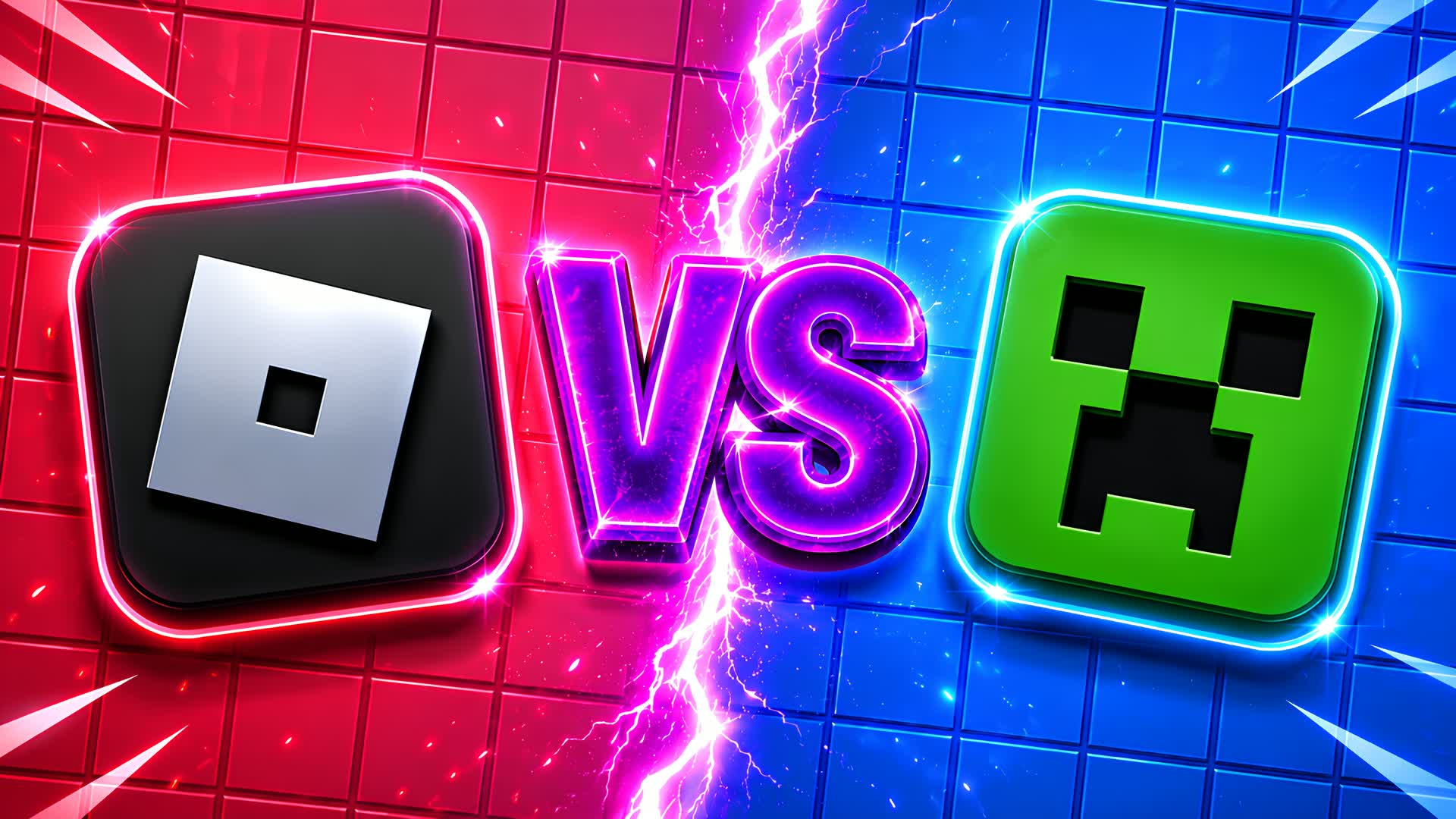 CREEPER VS BLOXER RED VS BLUE 🔴🔵