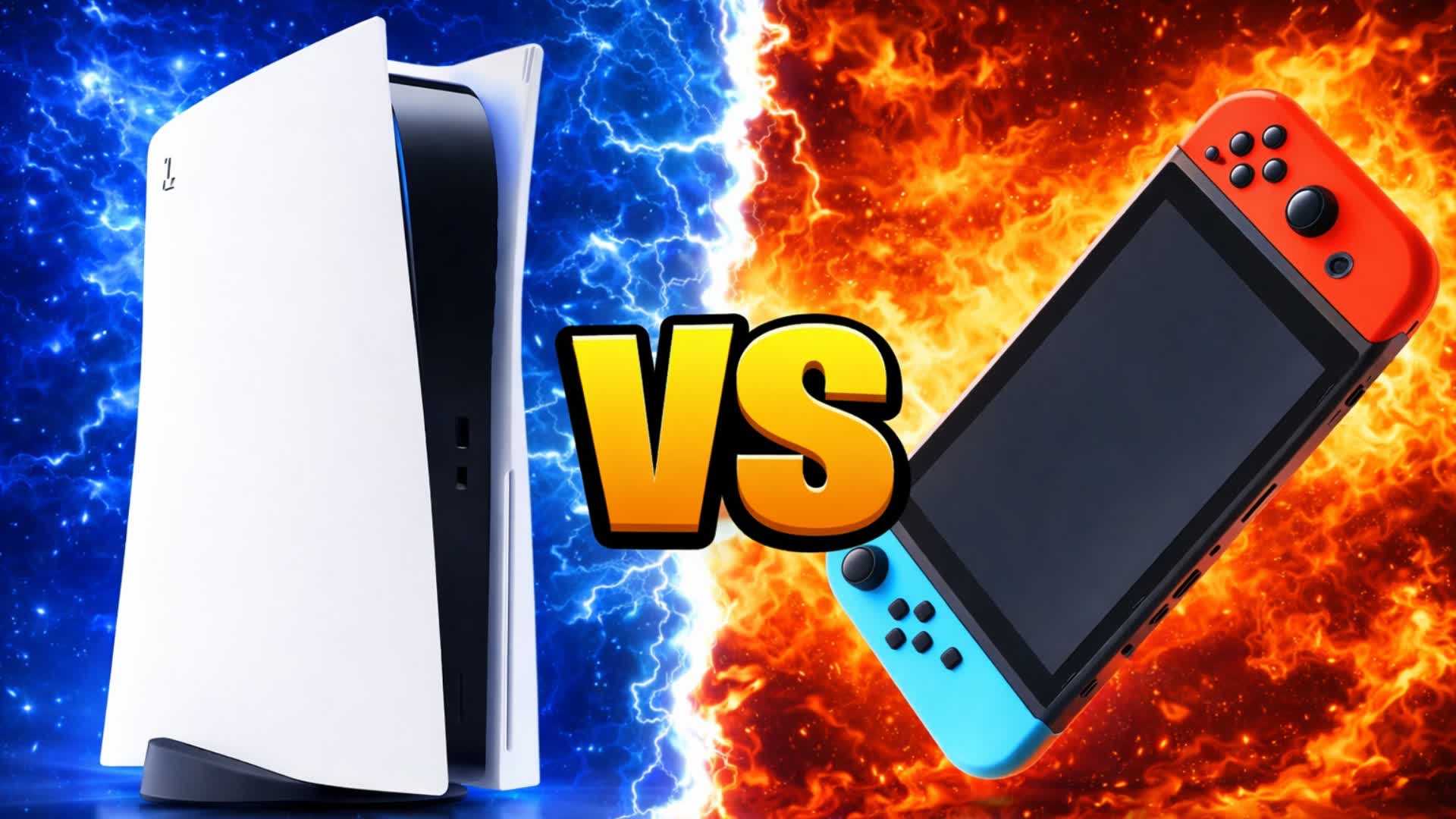CONSOLE VS SWITCH BLUE VS RED 🔴🔵