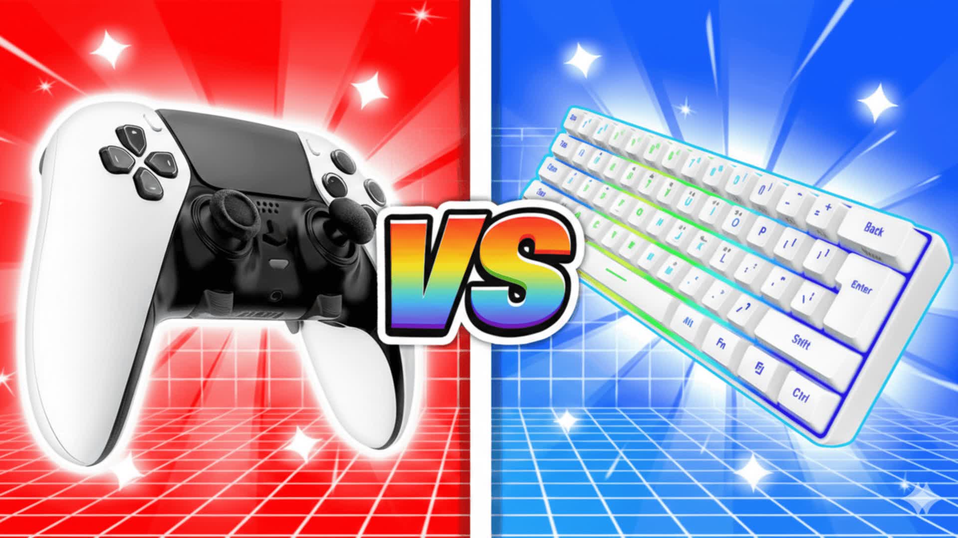 CONTROLLER VS KEYBOARD 🔴🔵 COOL
