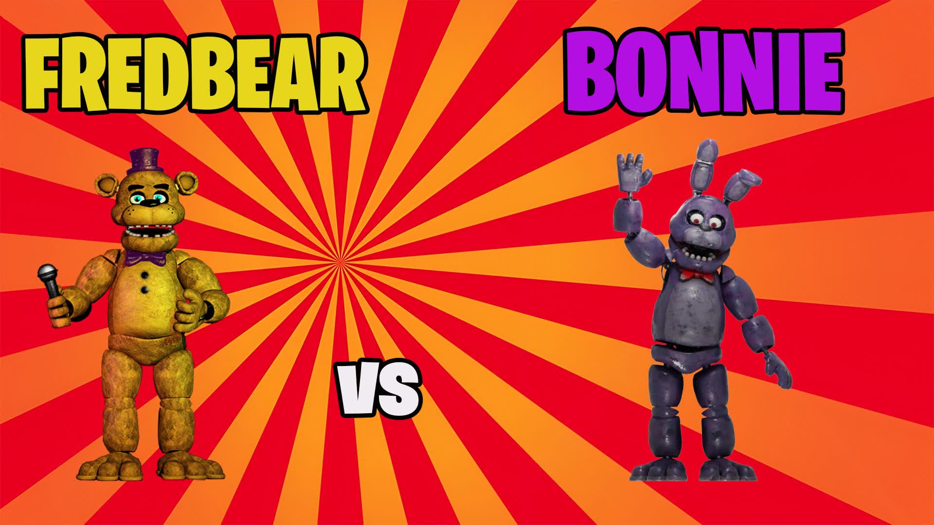 🐻 FREDBEAR vs BONNIE 🐰 ホラーファイト 👻