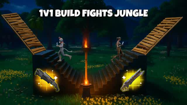 1V1 BUILD FIGHTS JUNGLE 🌴