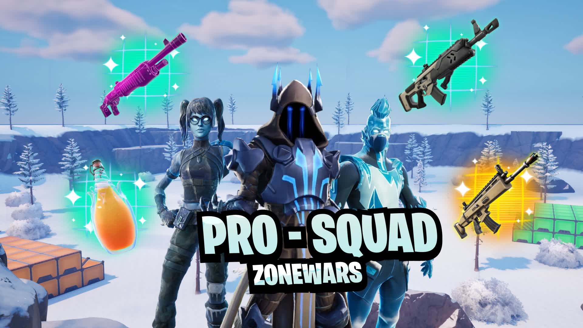 ❄️Pro Squad ZONEWARS ☃️