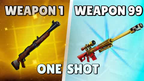 GUN GAME ONE SHOT 🔫 TILTED TOWERS