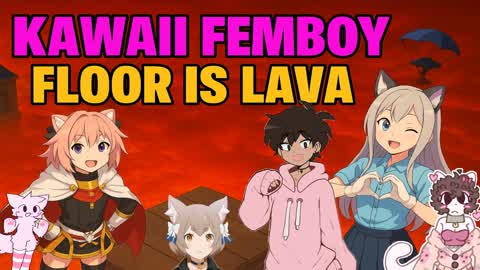 Kawaii Femboy Floor Is Lava - 2