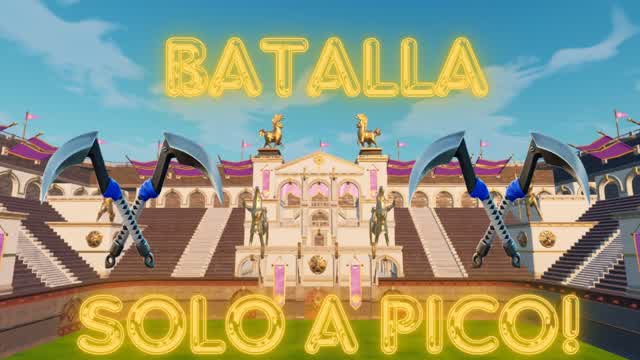 Batalla solo a pico por el coliseo