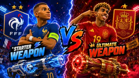 SPAIN VS FRANCE GUN GAME WORLD CUP