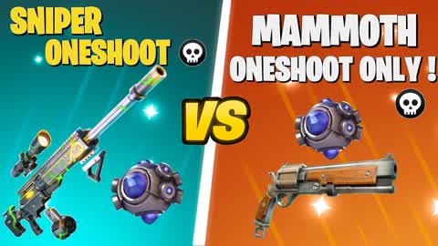 ⭐ONLY MAMMOTH VS ONLY SNIPER ⭐ONESHOT🔫