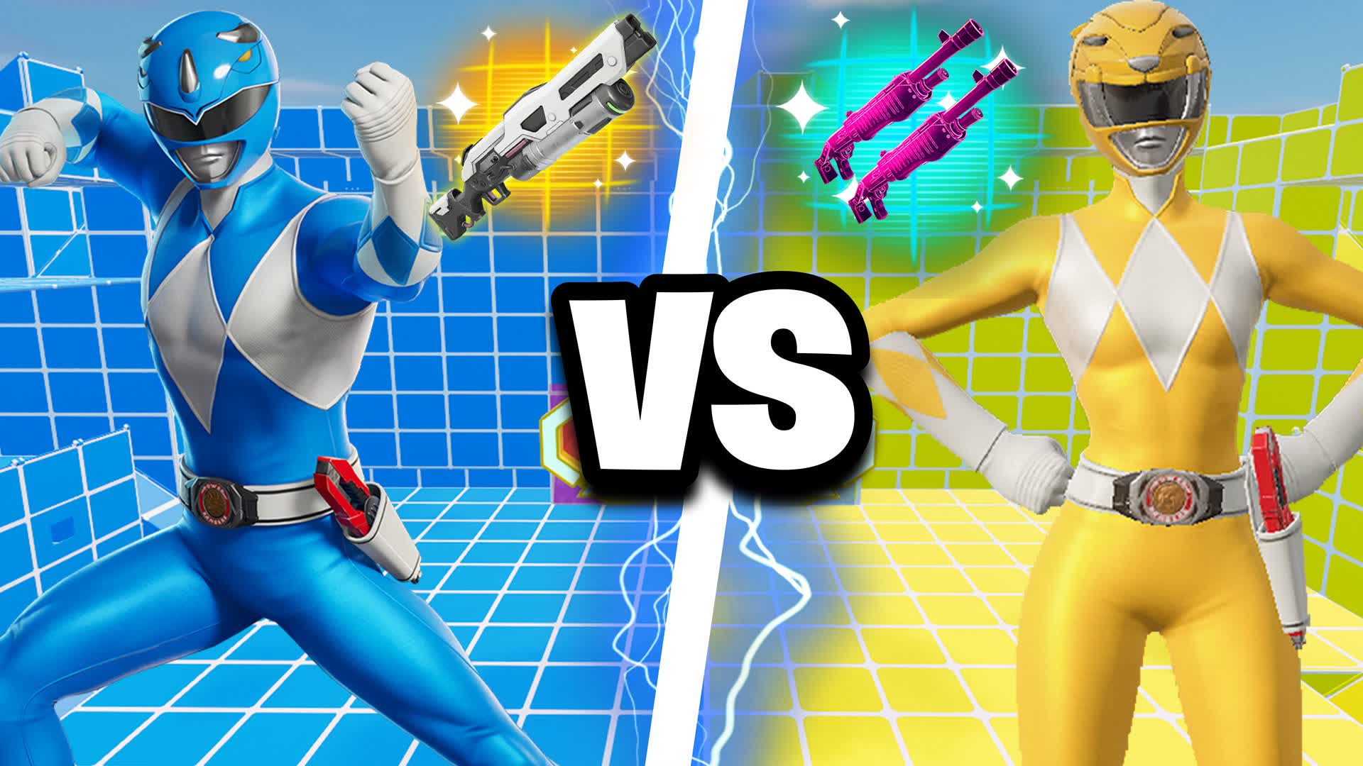SUPER Ranger Yellow VS BLUE BWR