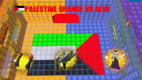 PALESTINE ORANGE VS BLUE