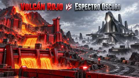 🔴 RED VOLCANO vs DARK SPECTRUM ⚫