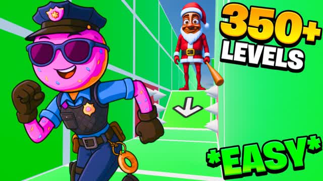 🌈MULTICOLOR PARKOUR 350+❄️