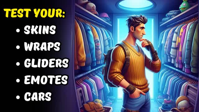 Capture 1 â WARDROBE đ TEST SKINS, GLIDERS, EMOTES