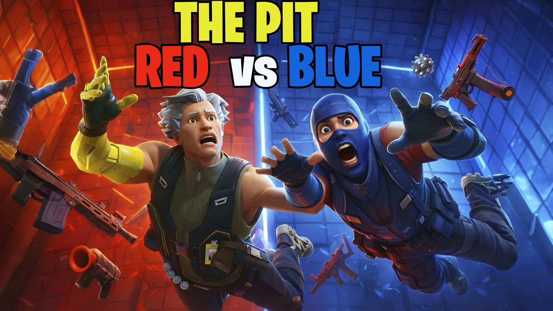 🔴🔵 CRAZY PIT RED vs BLUE