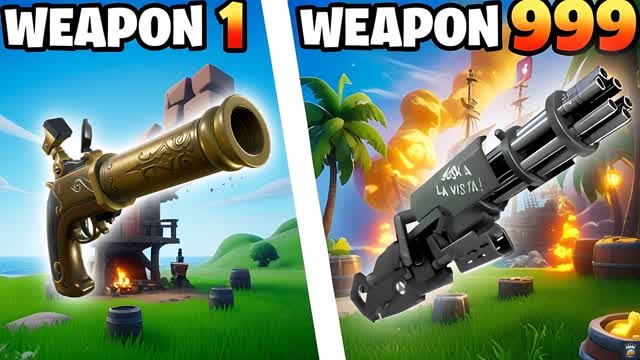 GUN GAME ONE SHOT🎯SHIPWRECKED🏴‍☠️