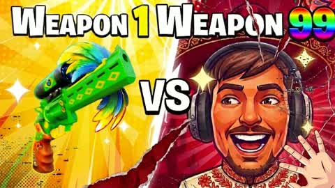 الأسلحة الغريبة في Gun Game🔫 لقطة واحدة🎯