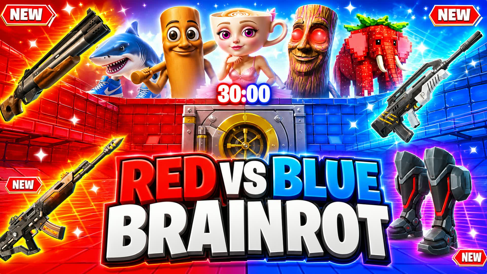 INSANE RED VS BLUE [BRAINROTS]