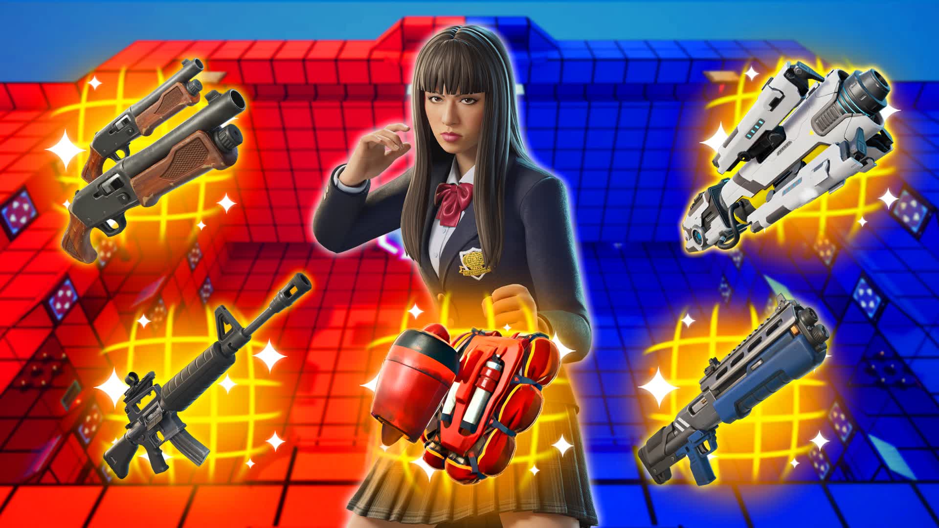 EPIC RED VS BLUE🔴🔵