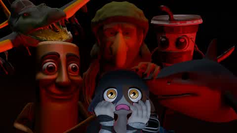 HORRIFIC GUN GAME 😱 BRAINROT MONSTERS