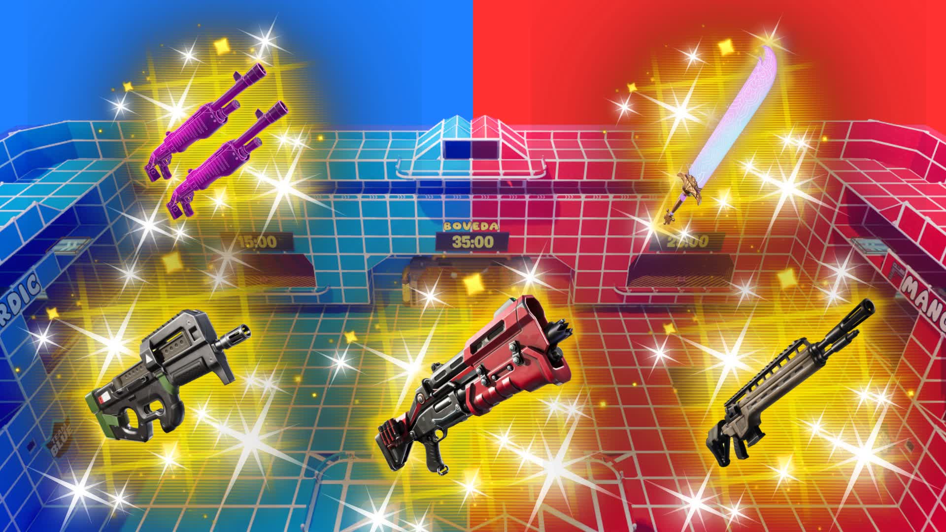 MEGA CRAZY Red vs Blue PIT