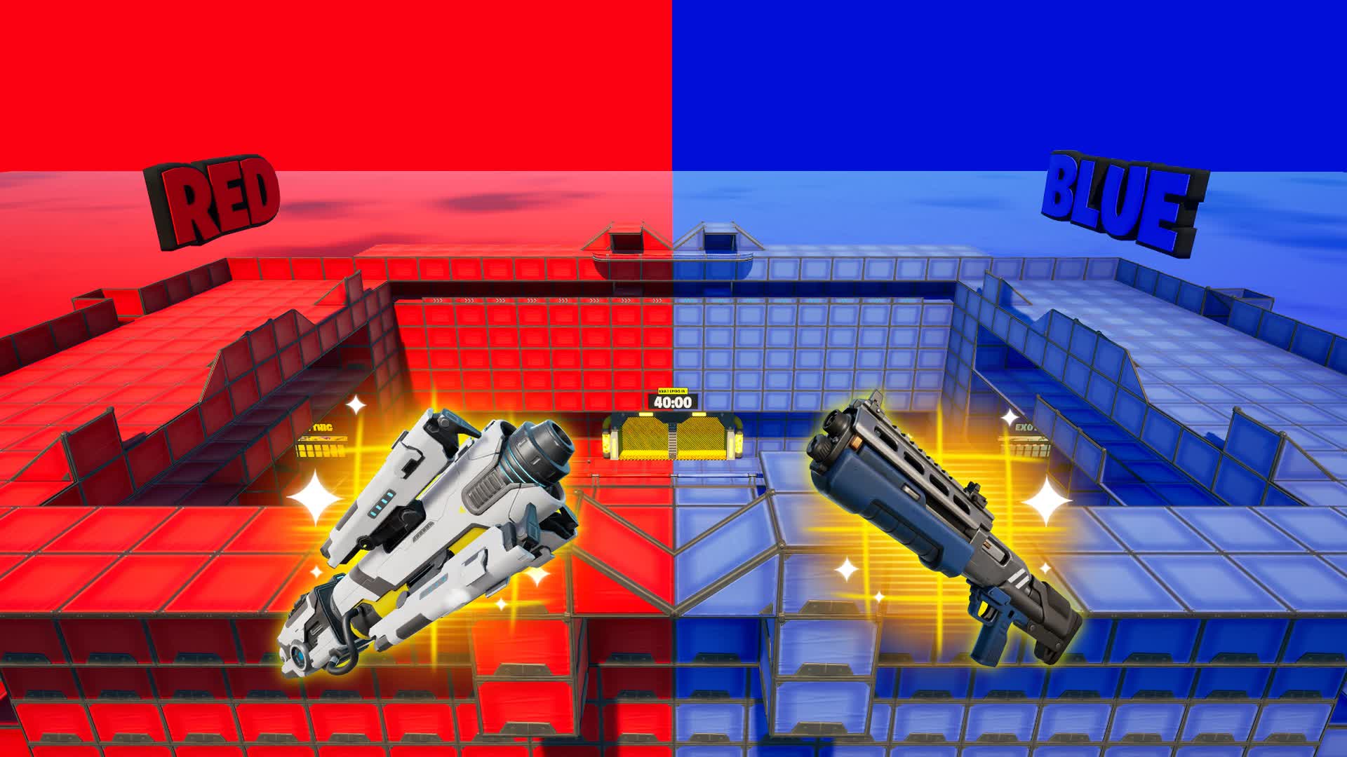 INSANE MEGA RED VS BLUE ! SUPER MODE