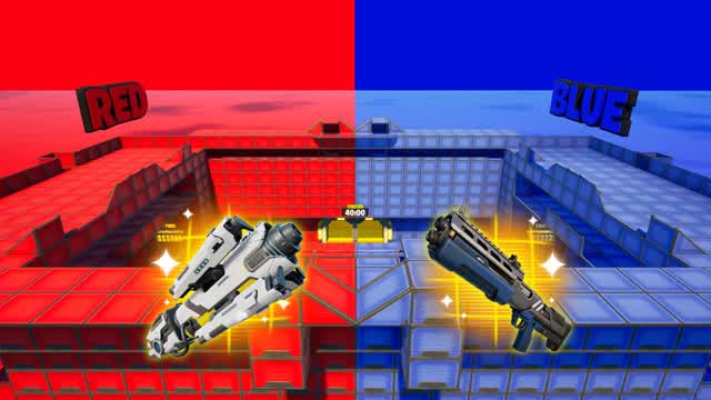 INSANE MEGA RED VS BLUE ! SUPER MODE