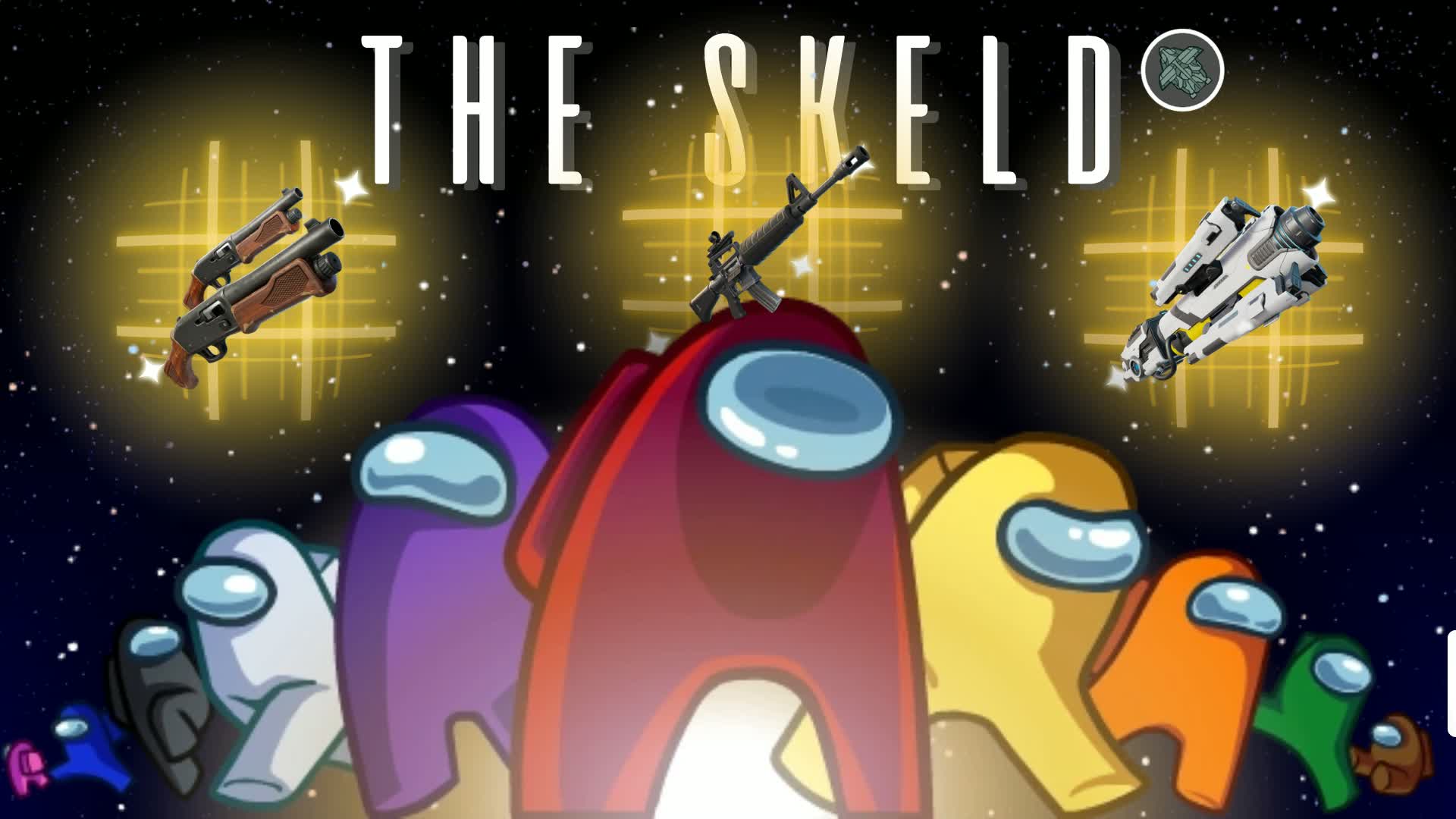 🚀 Among Us The Skeld | Gun Game 🔫