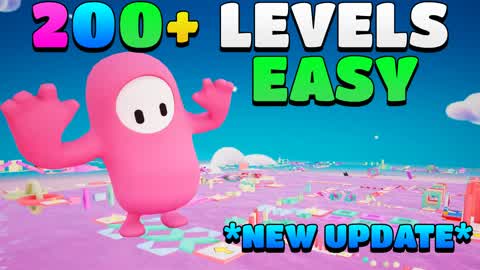 👑 FALL GUYS 200+ LEVELS PARKOUR OBBY