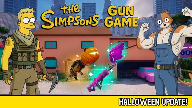 THE SIMPSONS GUN GAME ONE SHOT