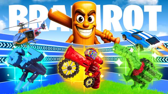 BRAINROT 1V1 - ALL GUNS & BRAINROTS