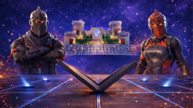 1V1 KNIGHTS CASTLE ⚔️BUILD FIGHT مالك