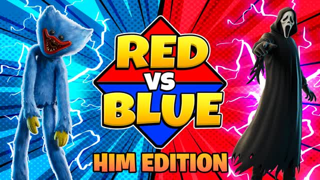 HIM RED VS BLUE 🔴🔵