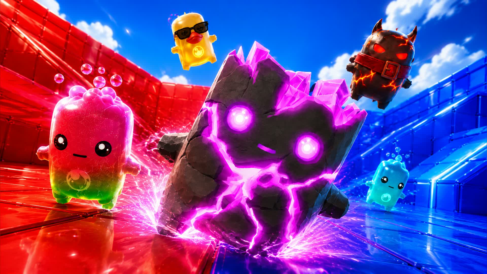 RED VS BLUE POWER RUSH 🔴🔵