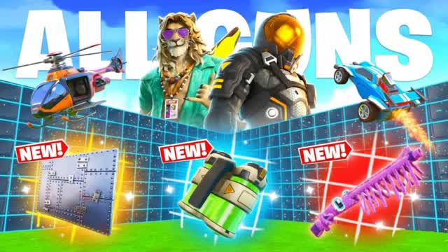 KUBX MEGA 1V1 ALL GUNS & VEHICLES