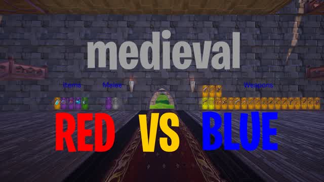 🔴🏰 MEDIEVAL RED VS BLUE ⚔️🔵