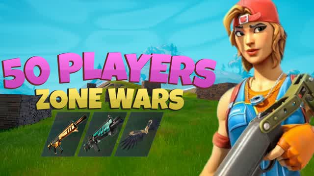 ⭐️50 Players Zone Wars💫