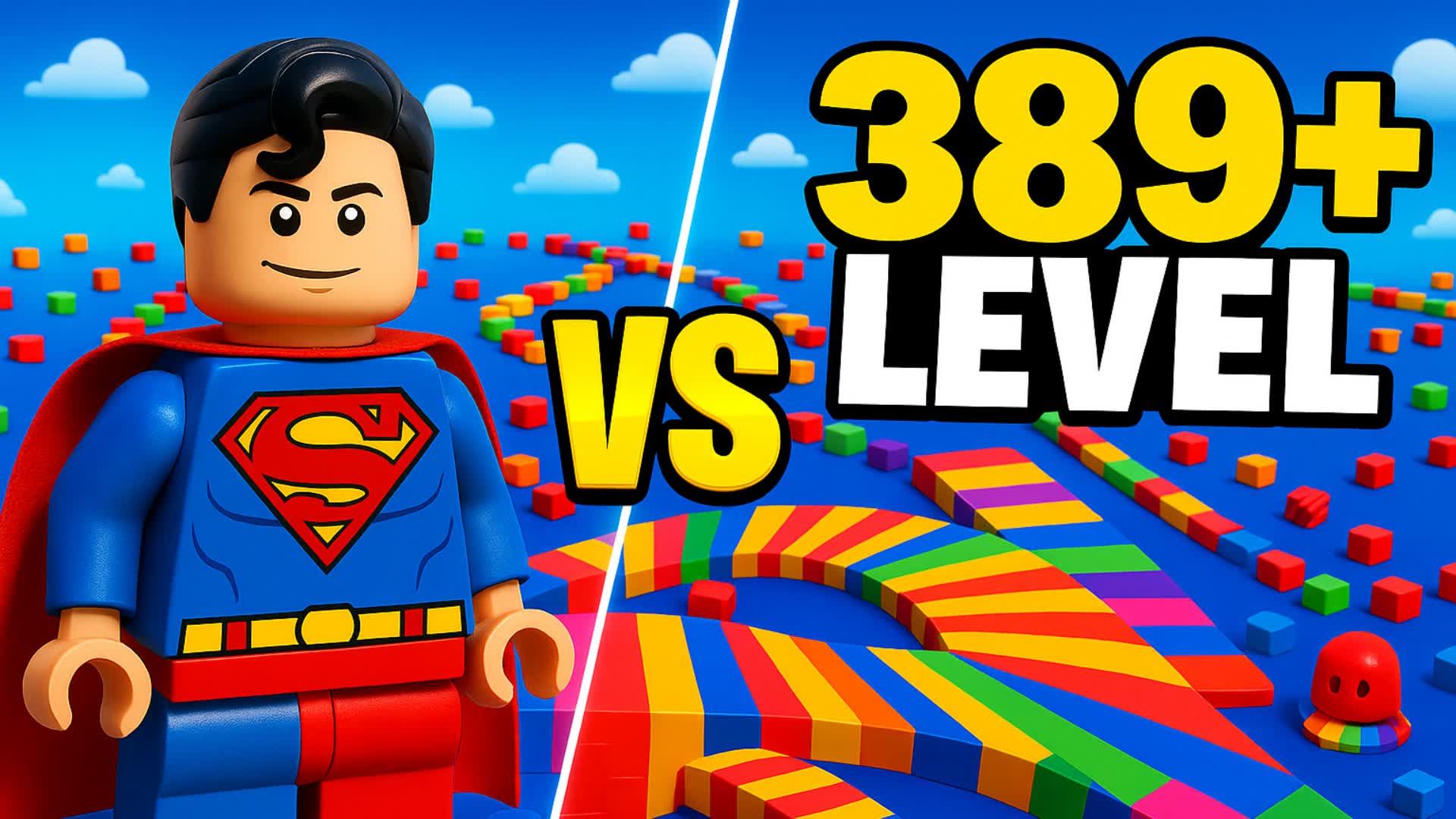 🌈SUPER parkour 389+ level OBBY⭐