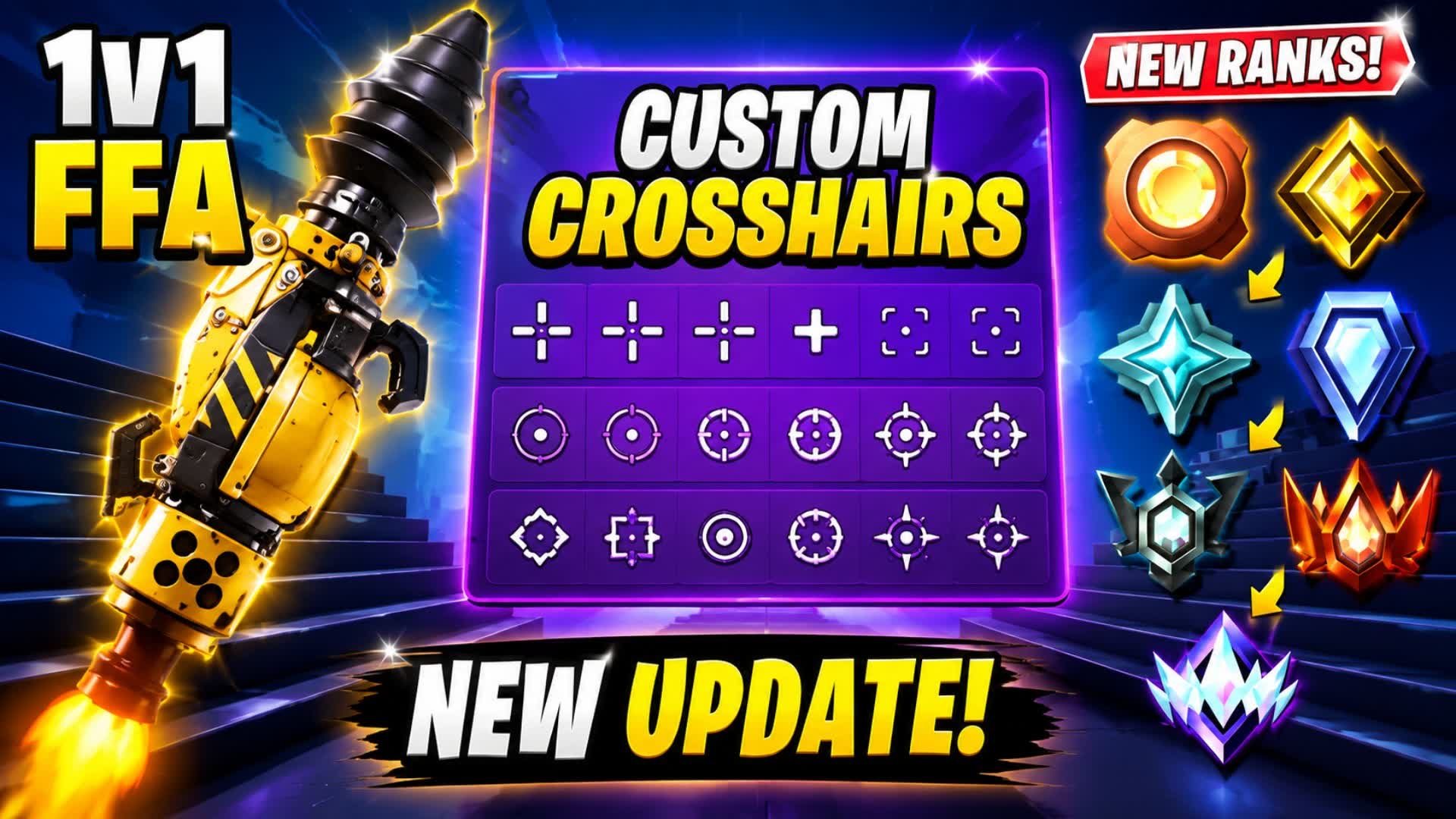 🎯CHILL 1V1 - CUSTOM CROSSHAIRS✨