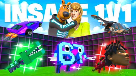 INSANE 1V1 FFA - ALL GUNS & RIDES